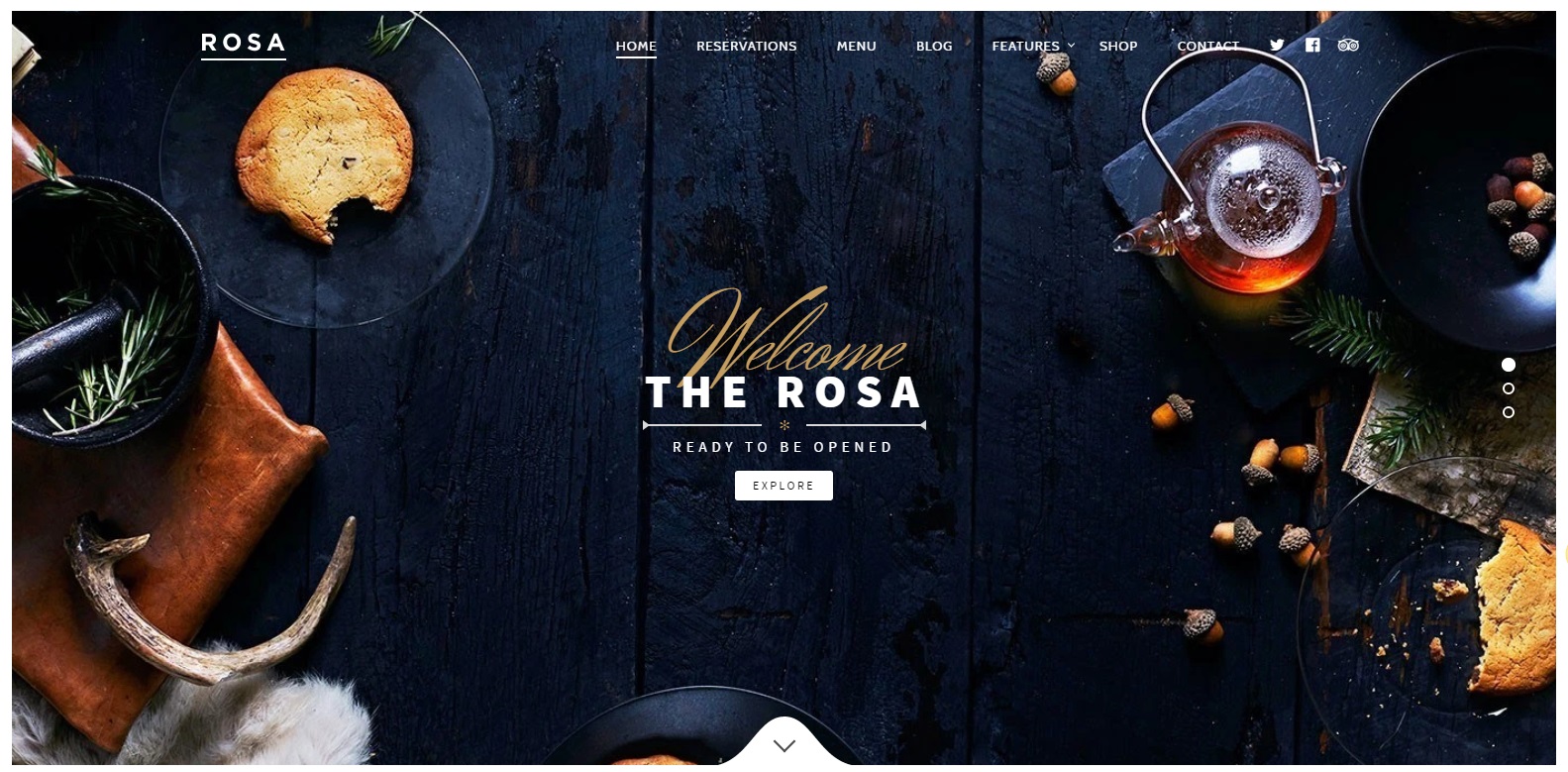 Rosa - WP Restaurant Theme